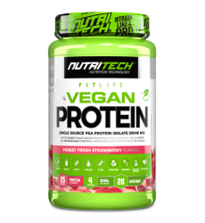 Nutritech 100% Vegan Protein - Fresh Strawberry 908G