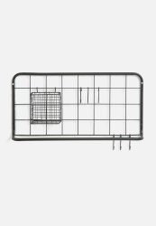 Present Time Open Grid Kitchen Rack Set - Matt Black