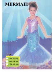 Mermaid Costume Age 4-5