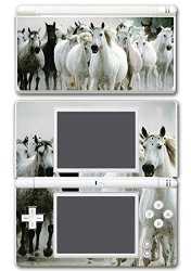 Wild Horses Ponies Running Video Game Vinyl Decal Skin Sticker Cover For Nintendo Ds Lite System