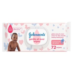 Johnsons Johnson's Baby Wipes Gentle All Over 72S