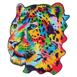 Wooden Animal 125PC Jigsaw Puzzle Leopard