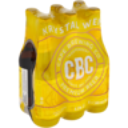 CBC Krystal Weiss Beer Bottles 6 X 340ML