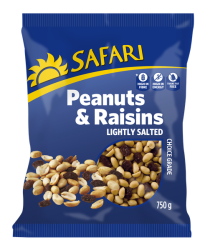 Lightly Salted Peanuts & Raisins 750G