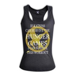 If Katnis Can Survive The Hunger Games I Can Survive This Workout - Hers Racerback