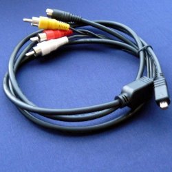 TV Video Cord for Sony Handycam DCR-TRV22 dCables Sony Handycam DCR-TRV22 AV Cable