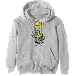Green Day - Longview Doodle Unisex Hoodie - Off White Large