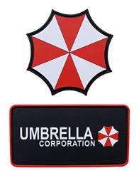 Resident Evil Umbrella Corporation Patch {pvc RUBBER-2PC Bundle