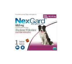Nexgard Large Dog 10.1-25KG Chewable Tick & Flea Tablet