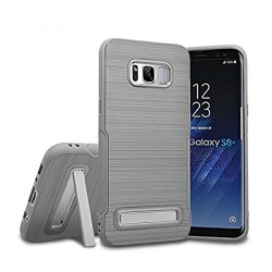 Samsung Galaxy S8 Plus Case Hard Hybrid Brushed Texture Anti-skidding Shockproof Kickstand Cover Case For Samsung S8 Plus