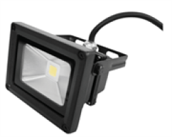 Luceco LED Floodlight - LFL10W50B05-01 - 10W - Black Body 0.5M - 700 Lumens - 30000HRS Halogen Equivalent: 100 Watt Maintenance  instant 100% Output