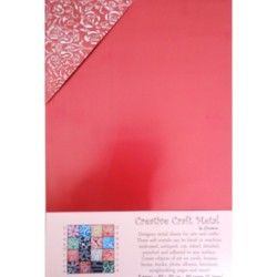 The Velvet Attic - Creaticca Creative Craft Metal - 20x30cm 2 Pieces - Colour-very Berry