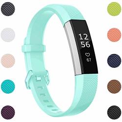 Maledan Compatible With Fitbit Alta Bands Women Men Replacement Band For Fitbit Alta Hr alta ace Large Mint Green