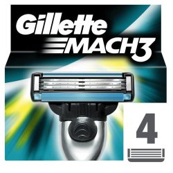 Gillette MACH3 Replacement Cartridges 4 Pack