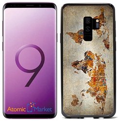 Grunge World Map For Samsung Galaxy S9 2018 Case Cover By Atomic Market
