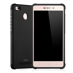 Xiaomi Redmi 3S Case Business Series Shockproof Ultra Thin Soft Silicone Back Case Cover For Xiaomi Redmi 3S Black