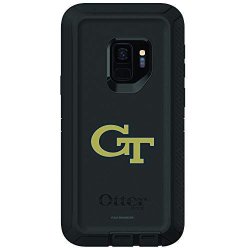 Fan Brander Ncaa Black Phone Case Compatible With Samsung Galaxy S9 And With Otterbox Defender Series Georgia Tech Yellow Jackets