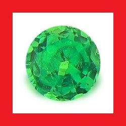Tsavorite - Rich Emerald Green Round Cut - 0.07cts