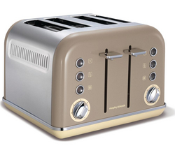 Morphy Richards Accents 4 Slice Toaster in Barley