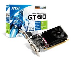 MSI NVIDIA GeForce GT 610 Graphics Card