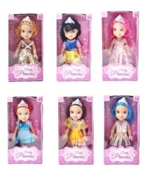 Set Of 6 Collectible Pocket Princess Dolls