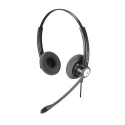 Calltel HW333N Dh Stereo-ear Noise-cancelling Headset - Quick Disconnect Connector