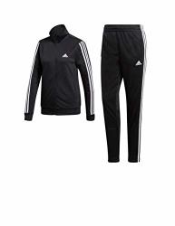 Adidas Women's Lifestyle Sport Tracksuit Size S Black Black White