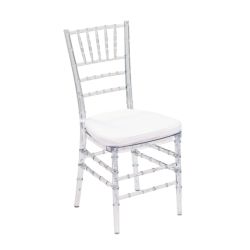 Tiffany Transparent Cushioned Dining Chair