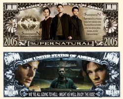 Supernatural One Million Dollar Bill