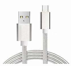 Fabric Braided 6 Ft Usb-c Type-c Data Sync Charger Charging Cable Compatible With Oppo Reno 5G Reno Z K3 Find X Lamborghini Edition Find X Silver