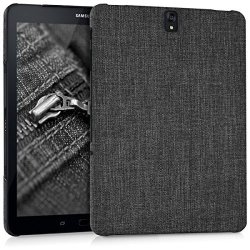 Kwmobile Hardcase Fabric Cover For Samsung Galaxy Tab S3 9.7 T820 T825 - Cover Case In Design Fabric Dark Grey