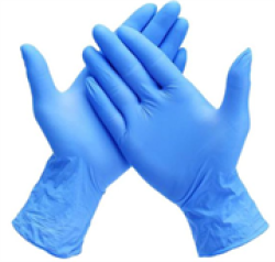 Medtex Powder Free Blue Nitrile Disposable Gloves Medium Box Of 100 – Size Medium Latex Free Finger Textured Non-sterile Ambidextrous-blue Retail Box No