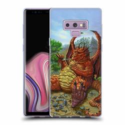 Official Ed Beard Jr Lunch With A Toothpick Dragons Soft Gel Case For Samsung Galaxy NOTE9 Note 9