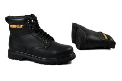 Caterpillar Mens Second Shift Lace-up Style Boots - Black