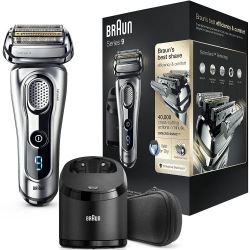 Braun Series 9 9290CC Men's Electric Foil Shaver Wet And Dry With Clean And Renew Charge Station