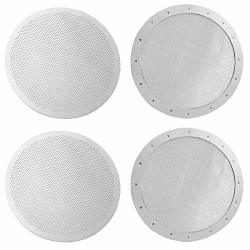 Ackllr 4 Pack Premium Reusable Coffee Filters For Old new Aeropress Aerobie Coffee Makers 2 Types Washable Stainless Steel Metal Mesh Fine Micro-filters Silver