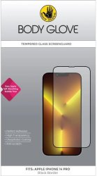 Body Glove - Iphone 14 Pro Tempered Glass Screenguard - Black