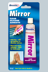 Bostik - Mirror Clear Silicone Sealant - 90ML Tube