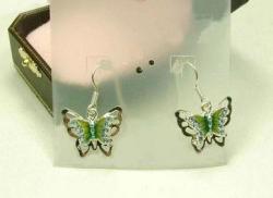 True Grace Accessories Butterfly Dangle Earrings