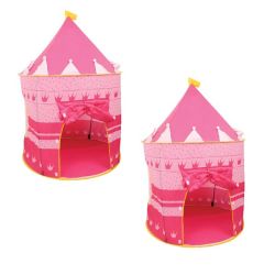 Play Tent - Pop-up Princess Castle Tents Set Of 2