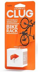 Clug Bike Clip Indoor Outdoor Roadie Bicycle Rack Storage System White black 23-32MM Renewed