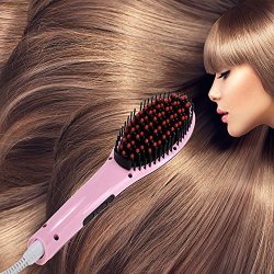 Hair Straightening Brush With Lcd Display