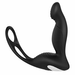 Llfx Vibrating Prostate Plug For Men's Penis Ring 9-KIND Silicone Soft And Comfortable An- L Plug Massage Relax Toys Jeans Sunglasses