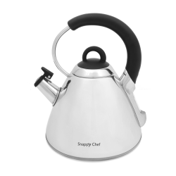 Snappy Chef 2.2L Silver Whistling Kettle - KESI002