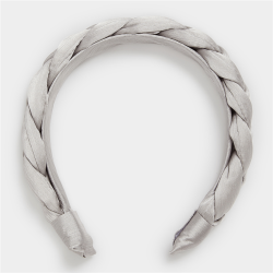 Grey Plated Alice Band