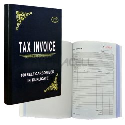 Invoice Tax Book - Self Carbonised 100 Duplicates V-A5-IB