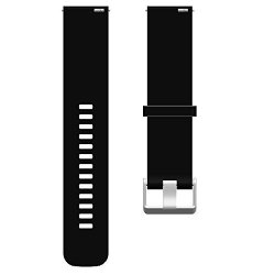 20MM Silicone Replacement Bands For Samsung Gear S2 Classic gear Sport R600 Garmin Vivomove Ticwatch 2 Pebble Time Round Large Withings Steel Hr 40MM Moto