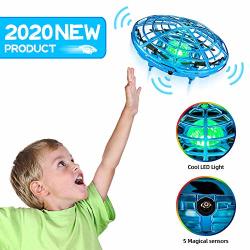 Drones For Kids Hand Operated Drones MINI Drones MINI Ufo Drone With LED Light 360 Degree Rotating Indoor Drone For Kids Flying Ball Drone