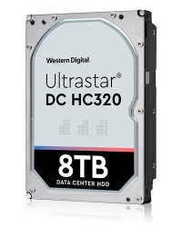 Western Digital HUS728T8TALE6L4 Ultrastar Dc HC320 8TB 7200RPM 256GB Cache Sata 6GBS 3.5" Internal Hard Drive