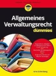 Allgemeines Verwaltungsrecht Fur Dummies German Paperback
